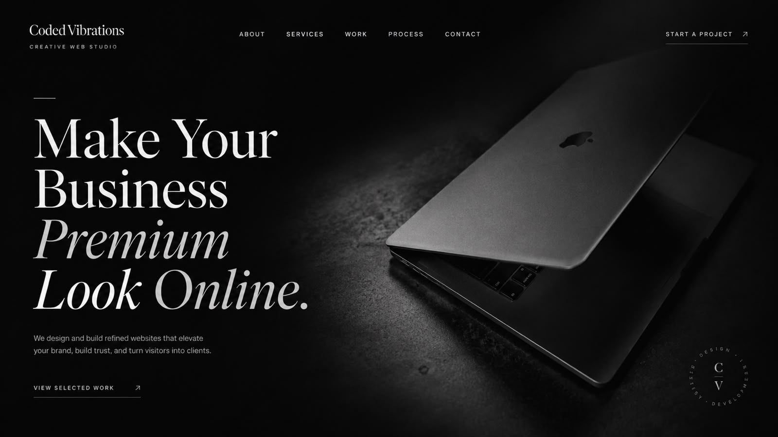 Coded Vibrations premium website